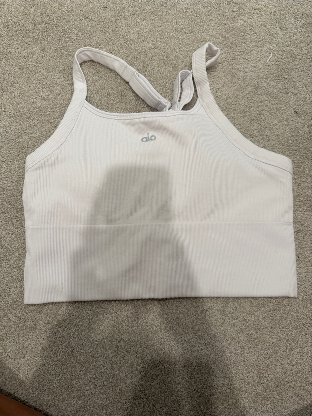 Alo seamless Ribbed favorite Bra tank